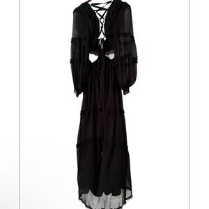 Luxxel Cut Out Maxi Dress EUC